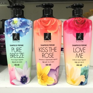 Dầu gội ELASTINE 600ml Love me, kiss the rose, pure breeze