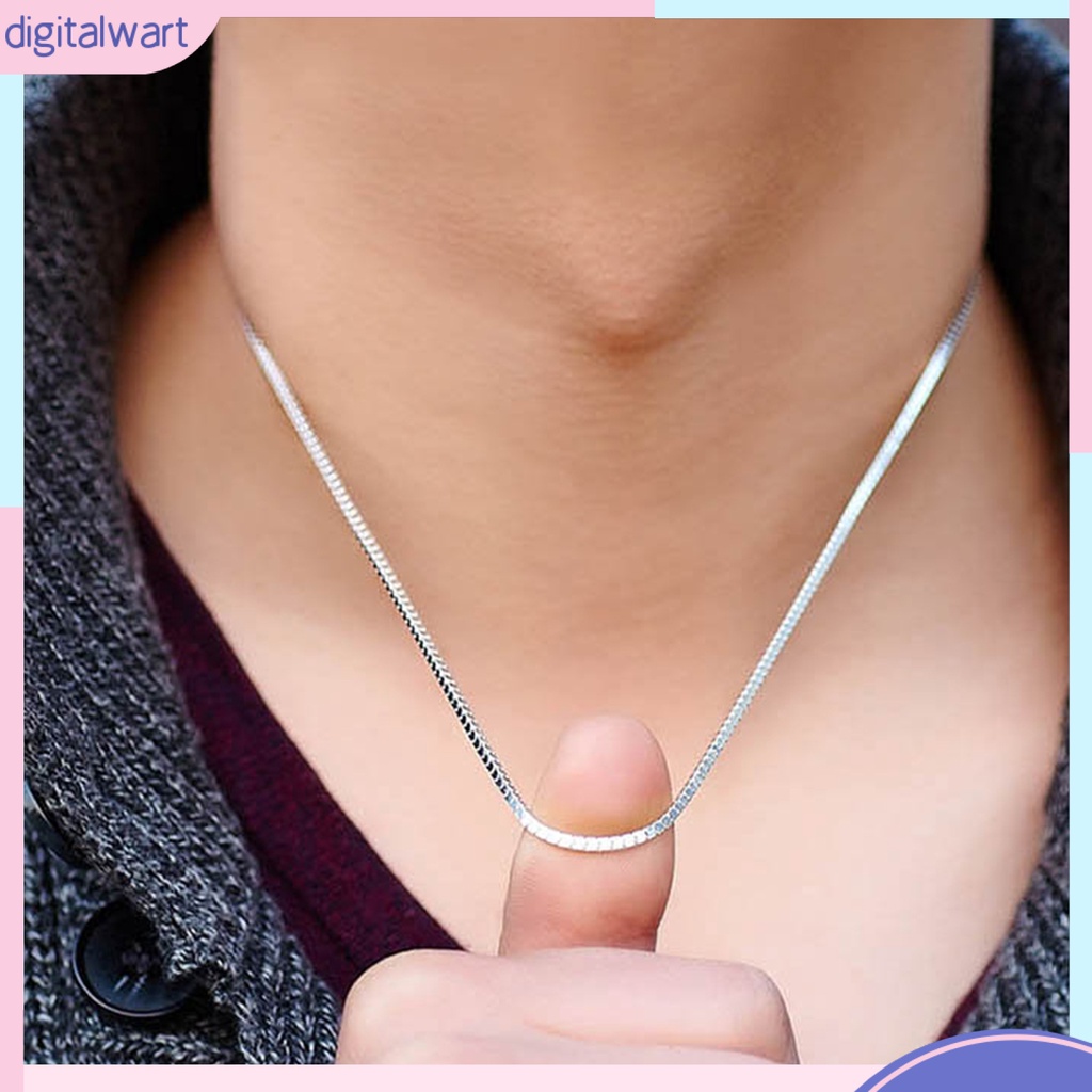 Vòng cổ bạc 925 thiết kế đơn giản có móc khóa sang trọng dành cho nữ