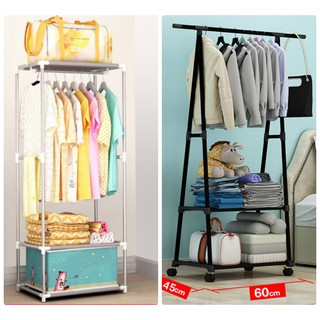 [GIÁ SỈ] GIÁ TREO, KỆ QUẦN ÁO HÌNH CHỮ NHẬT (CHỮ H) - CHỮ A CÓ BÁNH XE [SALE]