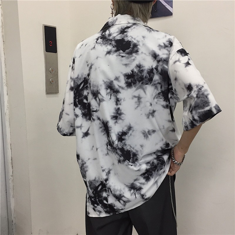 (A268) Áo sơ mi loang tay ngắn nam nữ size M L (kèm ảnh thật ở cuối) | BigBuy360 - bigbuy360.vn