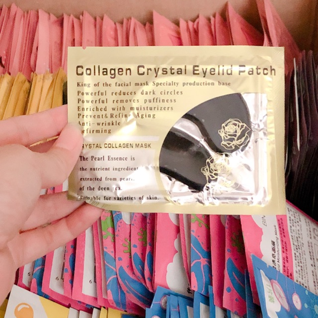 Nạ mắt collagen ( có 3 màu )
