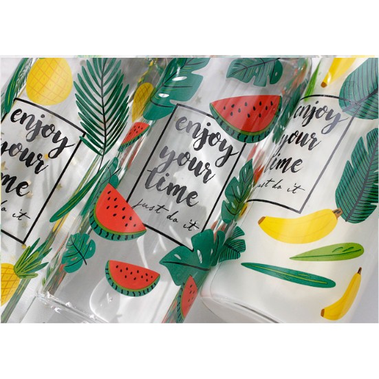 BÌNH THỦY TINH ENJOY YOUR TIME 500ML | BigBuy360 - bigbuy360.vn