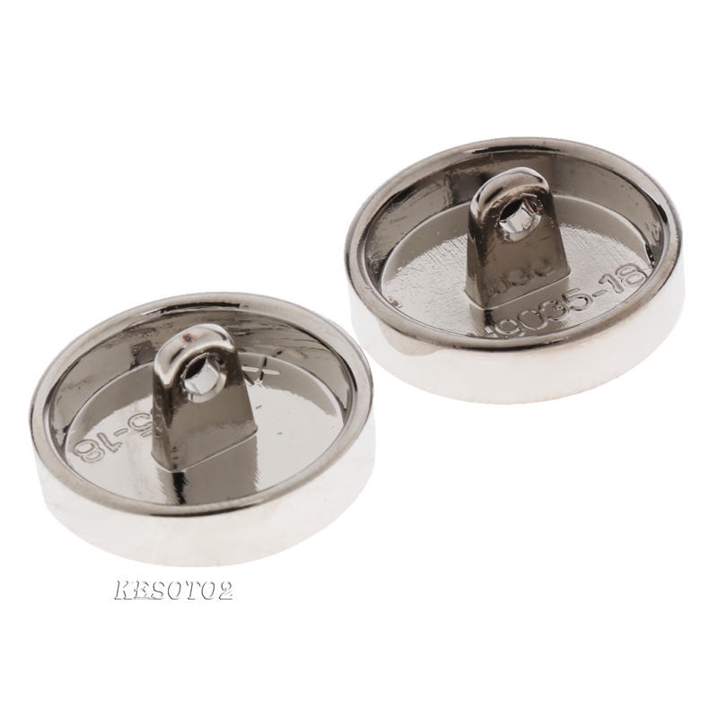 [Kesoto2] Set 10 Nút Kim Loại Tròn Màu Vàng 18mm Trang Trí Áo Khoác Vest