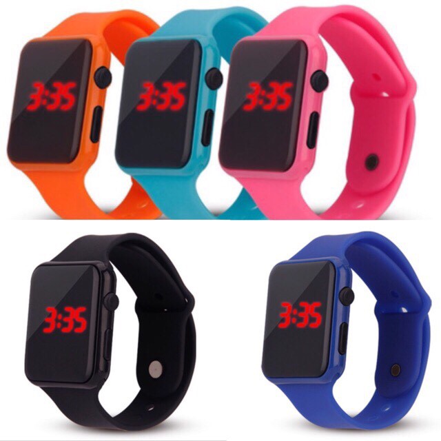 [QUÁ ĐẸP] ĐỒNG HỒ NAM NỮ DÂY SILICON MẶT VUÔNG NHIỀU MÀU CỰC ĐẸP | BigBuy360 - bigbuy360.vn