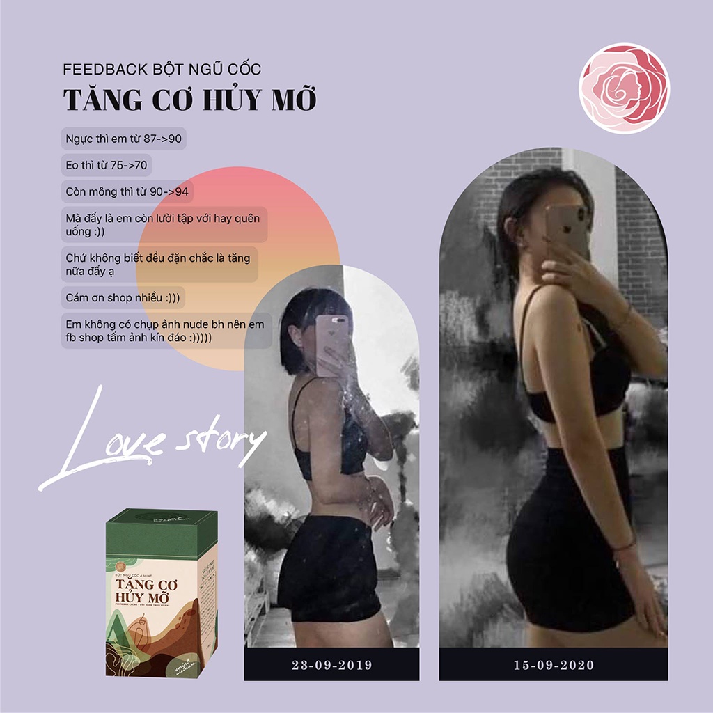 Ngũ cốc Tăng cơ hủy mỡ A'mint (Amint Premium - TV3 cacao - Tặng kèm cẩm nang + thực đơn + bài tập)