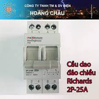 cầu dao đảo chiều 2P & 4P 25A; 40A 63A ; 100A RICHARDS