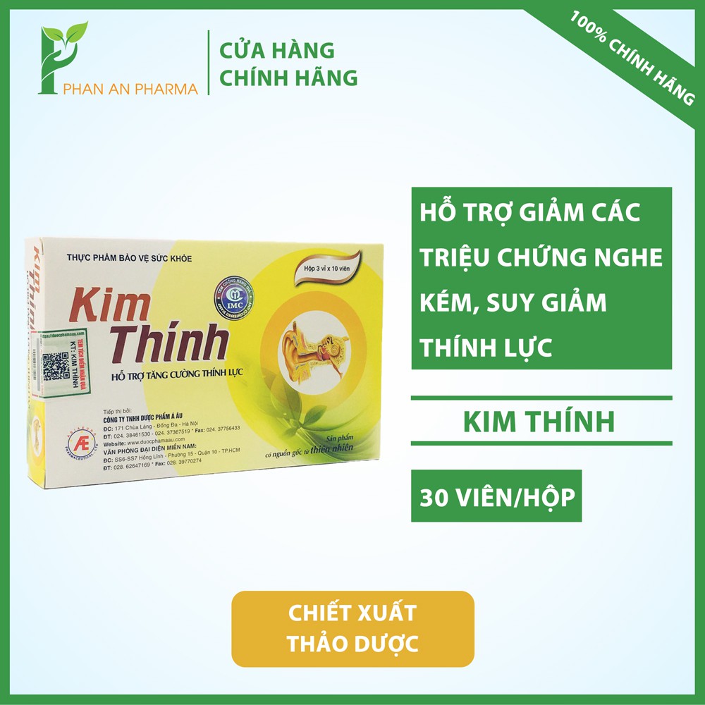 Kim Thính - Hỗ trợ giảm các triệu chứng nghe kém, suy giảm thính lực CN62