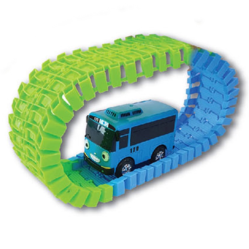 ★Little Bus Tayo★ Xe ô tô chở hàng tốc độ cao có giai điệu nhạc nền nhạc nền nhạc kịch cầu nhẹ với xe đường ray xe buýt Tayo 1pc cho trẻ em