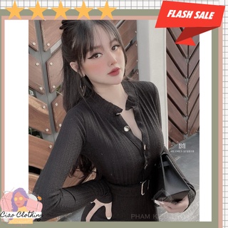 Đầm body len xoắn đai thắt eo V48
