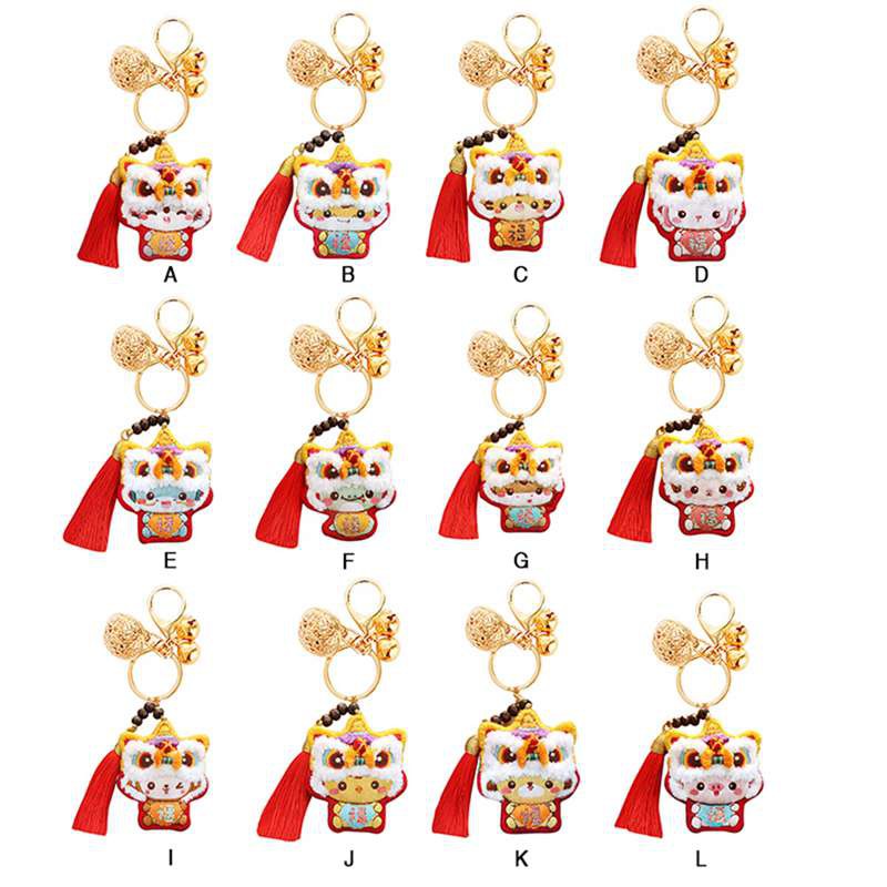 Gói vật liệu làm móc chìa khóa thêu DIY độc đáo đáng yêu