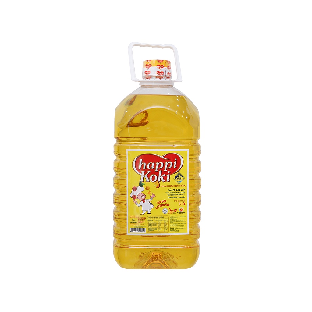 (Date mới) Dầu ăn happi koki 5L