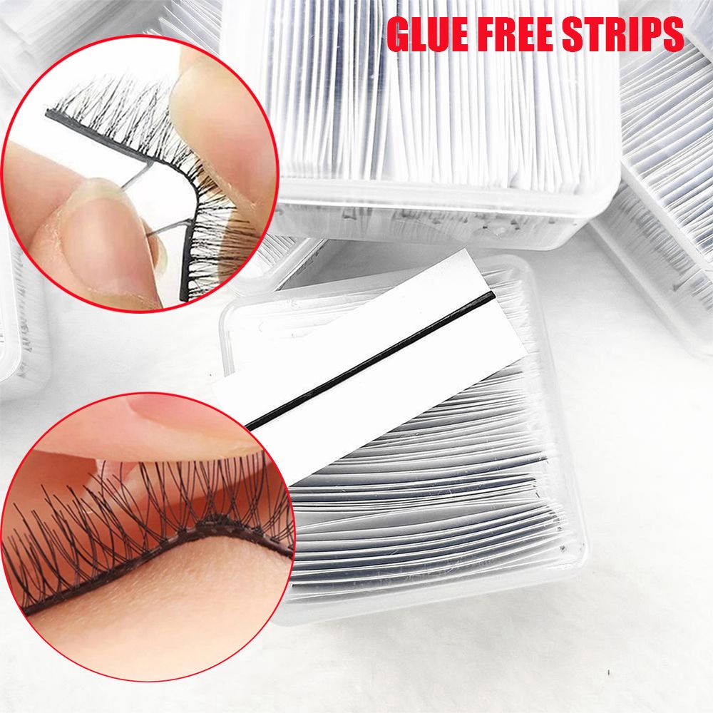 Set 34 Miếng Dán Lông Mi Giả Không Gây Dị Ứng Thời Trang Có Thể Tái Sử Dụng Dành Cho Nữ