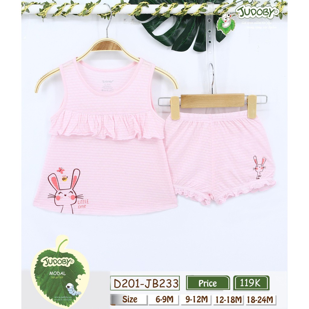 Bộ ba lỗ bé gái JUDOBY JB233
