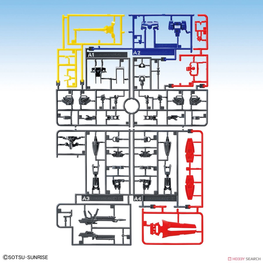 Mô hình Entry Grade Strike Gundam 1/144 Chính Hãng Bandai EG GAT-X105 Lắp ghép siêu dễ không cần dụng cụ