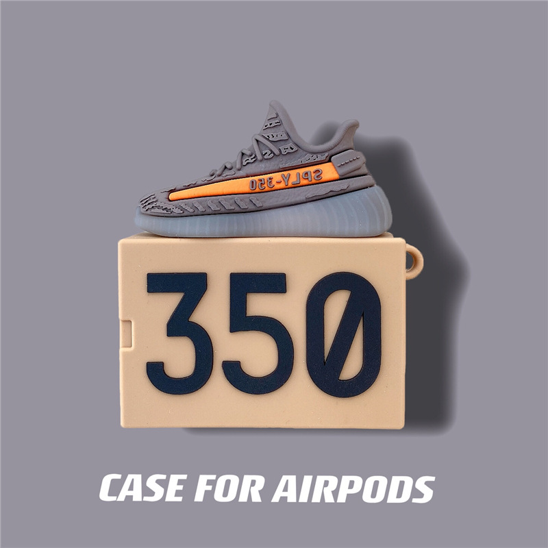 Vỏ Đựng Bảo Vệ Hộp Sạc Tai Nghe Airpods 1 / 2 Hình Hộp Giày Adidas Yeezy350