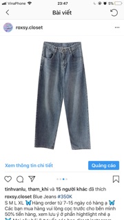/ORDER/Quần Blue Jeans ULZZANG STYLE