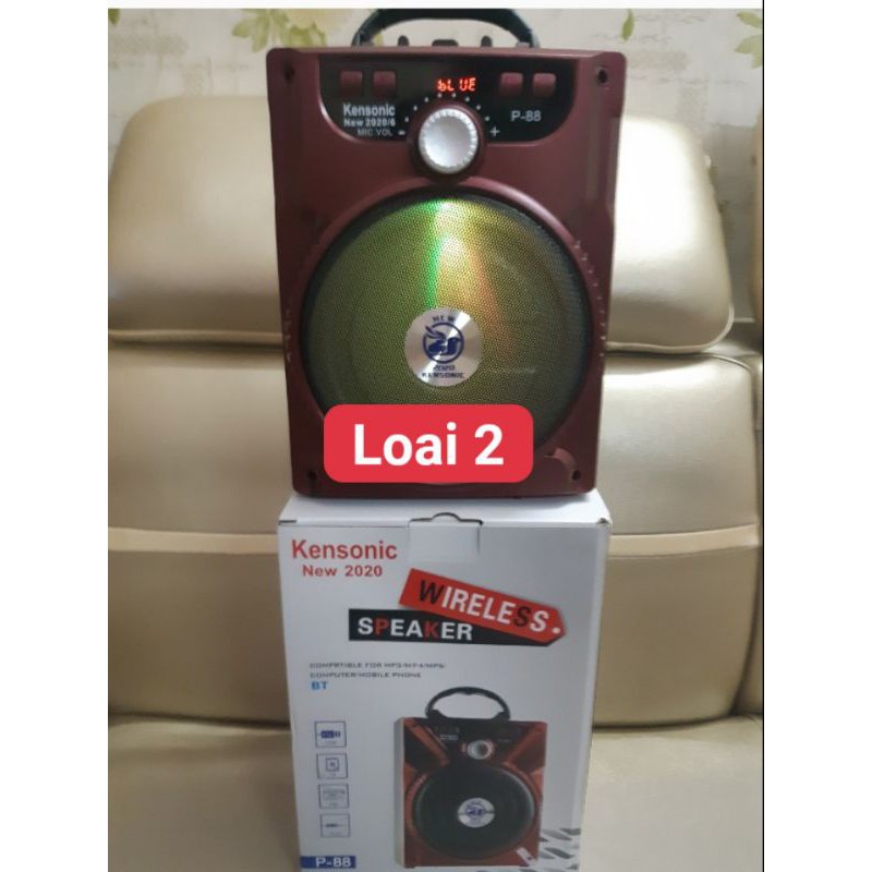 Loa Bluetooth Di Động P88 Âm Thanh Cực Chuẩn Tặng Kèm Micro Hát Karaoke Cực Hay ,mua số lượng nhiều ưu đãi lớn