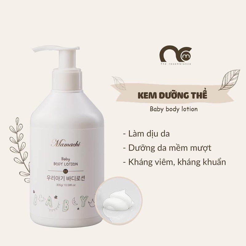 Mamachi baby body lotion 300gr ( dưỡng da và xua đuổi muỗi)