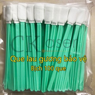 Que lau gương bảo vệ cho máy fiber laser, máy cnc