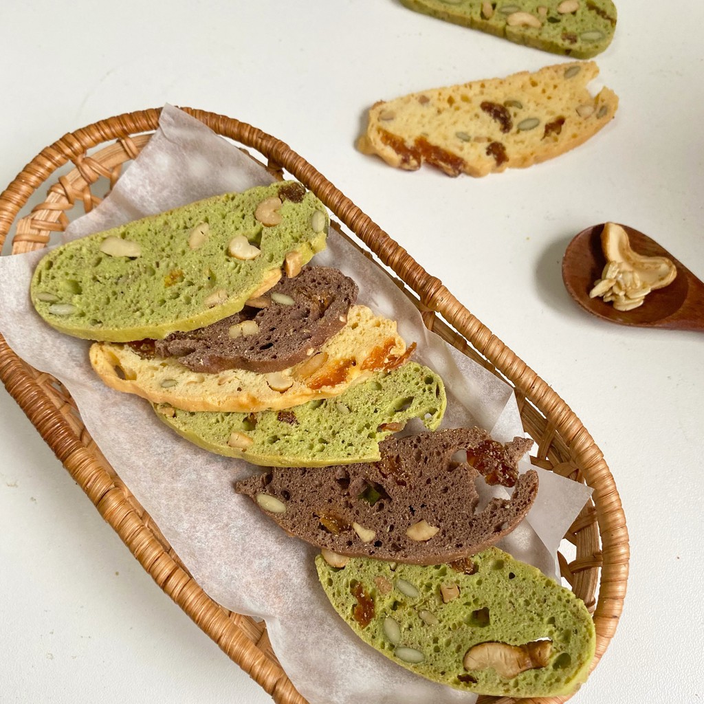 Bánh quy Biscotti 3 vị nguyên bản | BigBuy360 - bigbuy360.vn