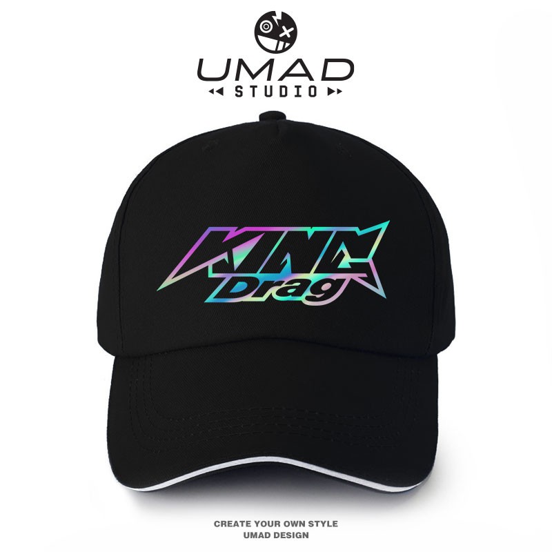Nón Kết UMAD Phong Cách King Drag Biker Unisex Nam Nữ Phản Quang 7 Màu