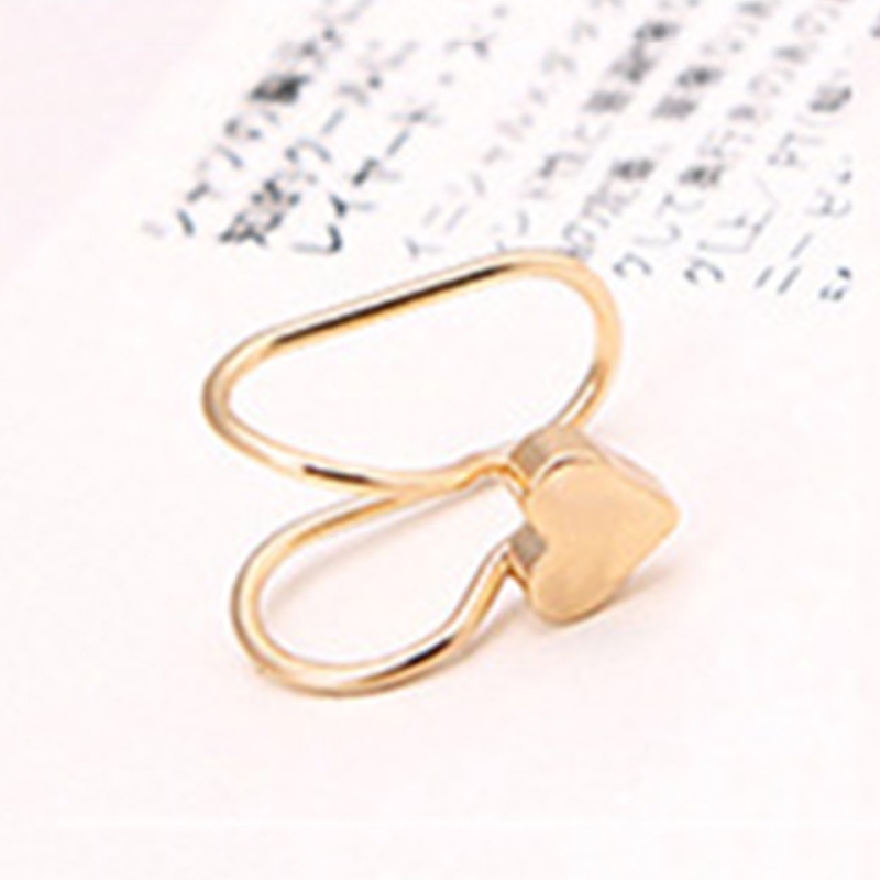 Fashion star love moon earrings without piercings Korean earrings u-shaped cute earrings for women