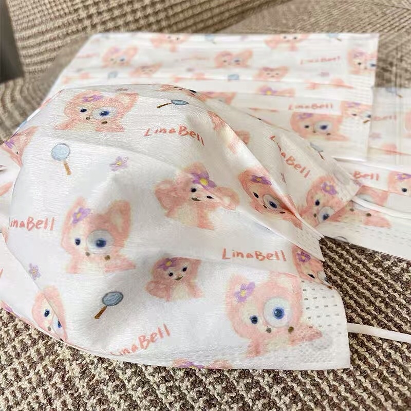 Khẩu Trang In Hình Phiên Bản Mới Dễ Thương ( Size Dành Cho Người Lớn )
