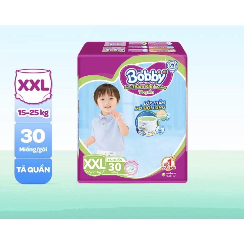 Tã quần Bobby đệm lưng thấm mồ hôi XXL30