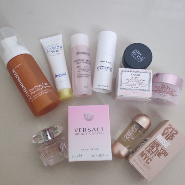 Mini Sample các hãng Olehenriksen , Fresh , Glow recipe , Versace , 212vip , Sul .... của Sephora