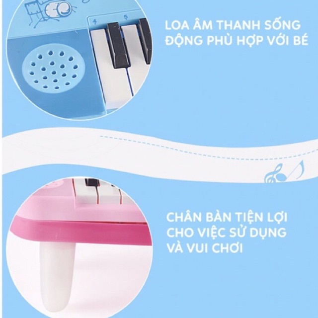 Đồ Chơi Đàn Piano Đàn Organ Có Micro Với Nhiều Giai Điệu vs Âm Thanh Chất Lượng… Cho Bé Phát Triển Khả Năng Âm Nhạc!