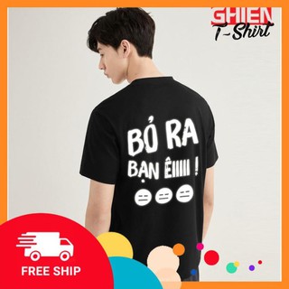 Áo thun bỏ ra bạn êi phản quang unisex nam nữ
