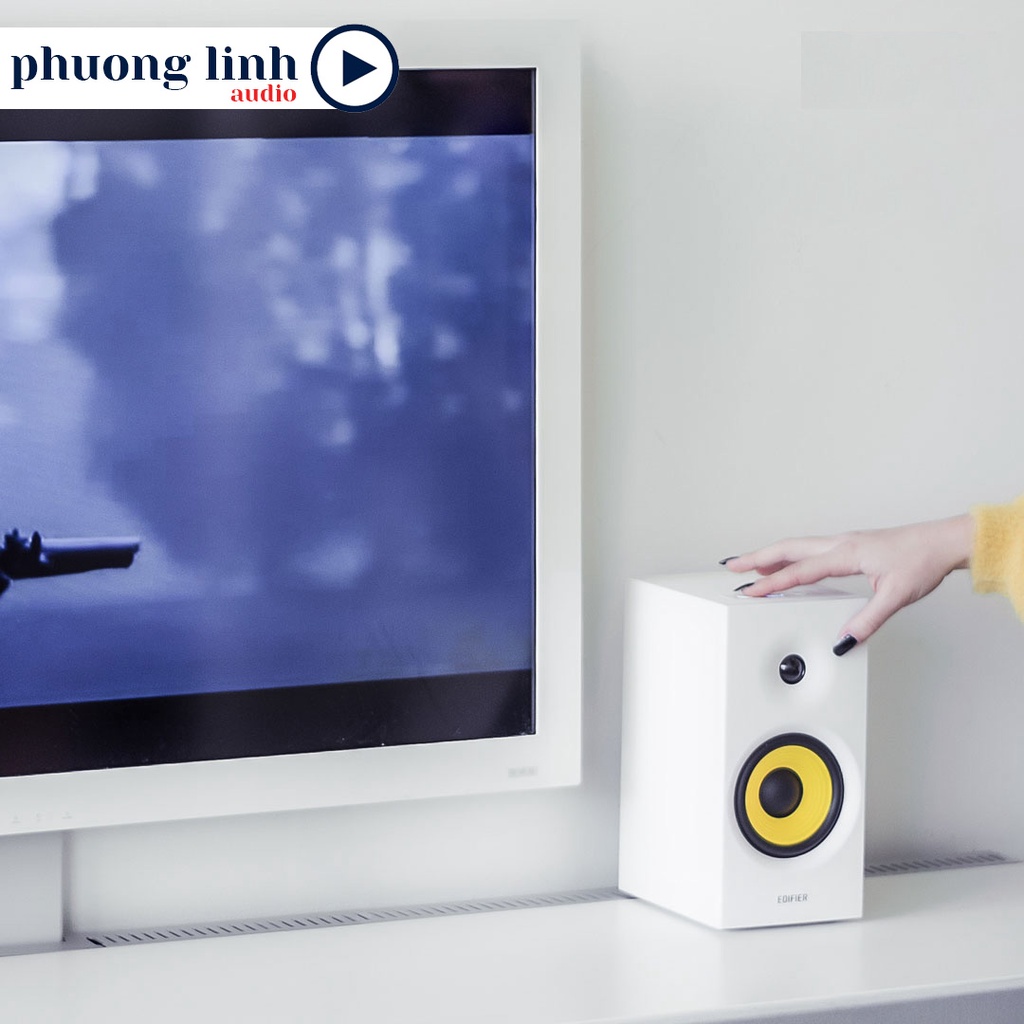 Loa bluetooth EDIFIER R1080BT Loa vi tính công suất 24W Xử lý tín hiệu số DSP Bass driver 4 inch Hàng chính hãng