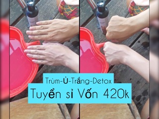 Ủ trắng thải độc da