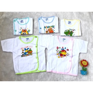 Set 5 áo sơ sinh bosini bác sĩ tay ngắn