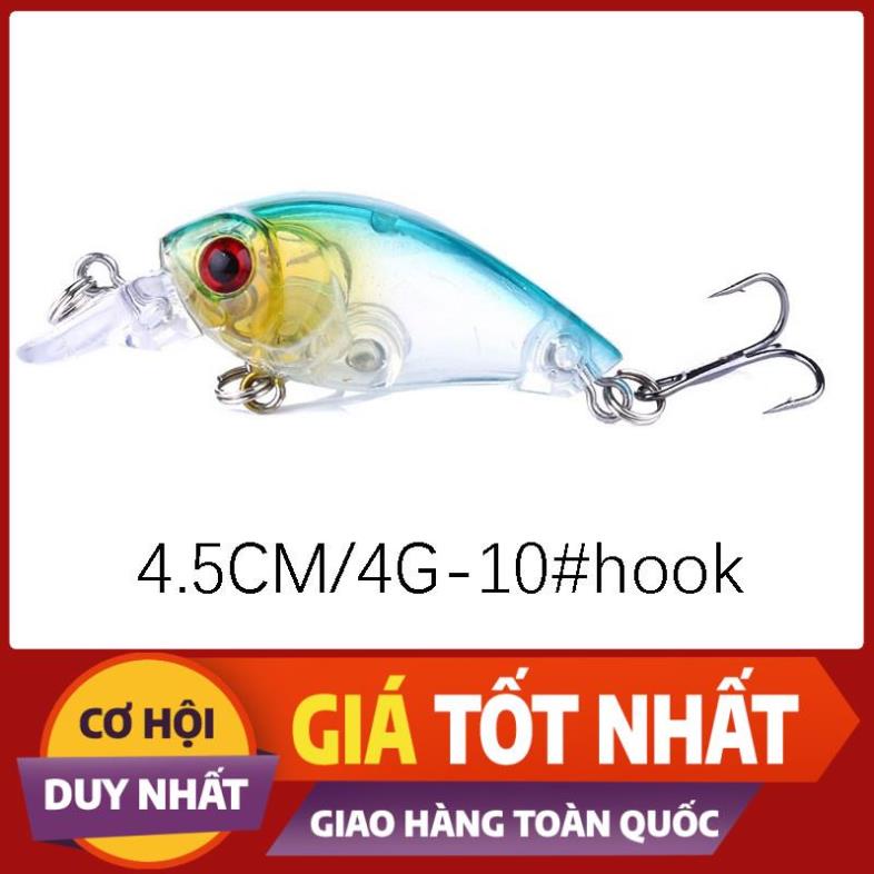 Mồi câu cá chukky nhân tạo 3d sống động 4.5cm 4g - Đồ câu uy tín số 1