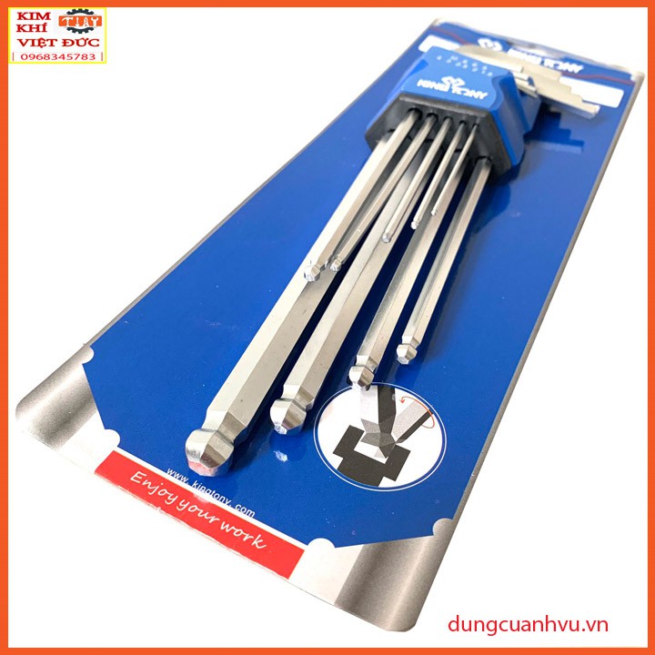 Bộ lục giác bi 9 chi tiết Kingtony 112010M