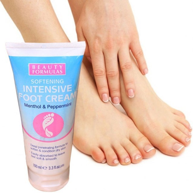 Kem dưỡng da chân chiết suất tinh dầu bạc hà Beauty Formulas Foot 100ml