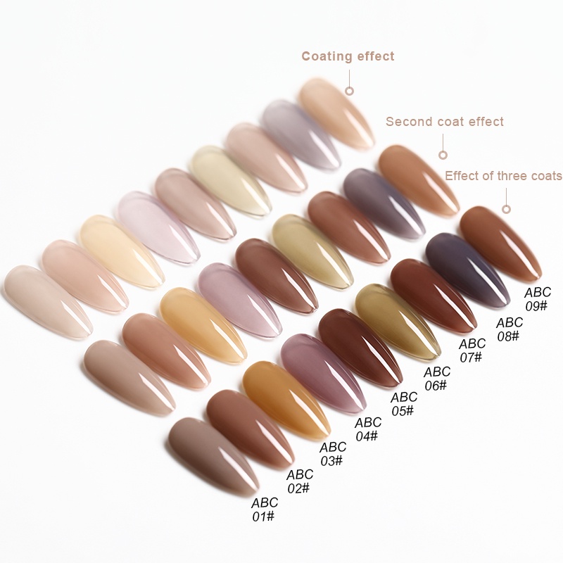 Sơn gel AS mã ABC chai đỏ nhọn 15ml chính hãng
