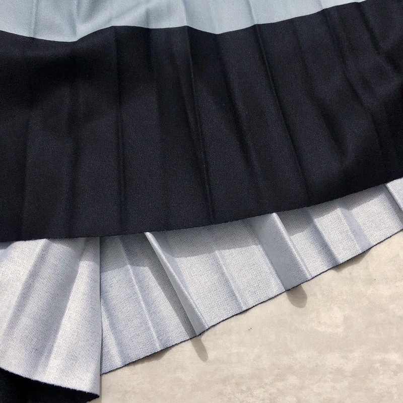 Chân Váy midi cotton Dài Lưng Cao Họa Tiết Chấm Bi / Kẻ Sọc Thời Trang vintage Cho Nữ