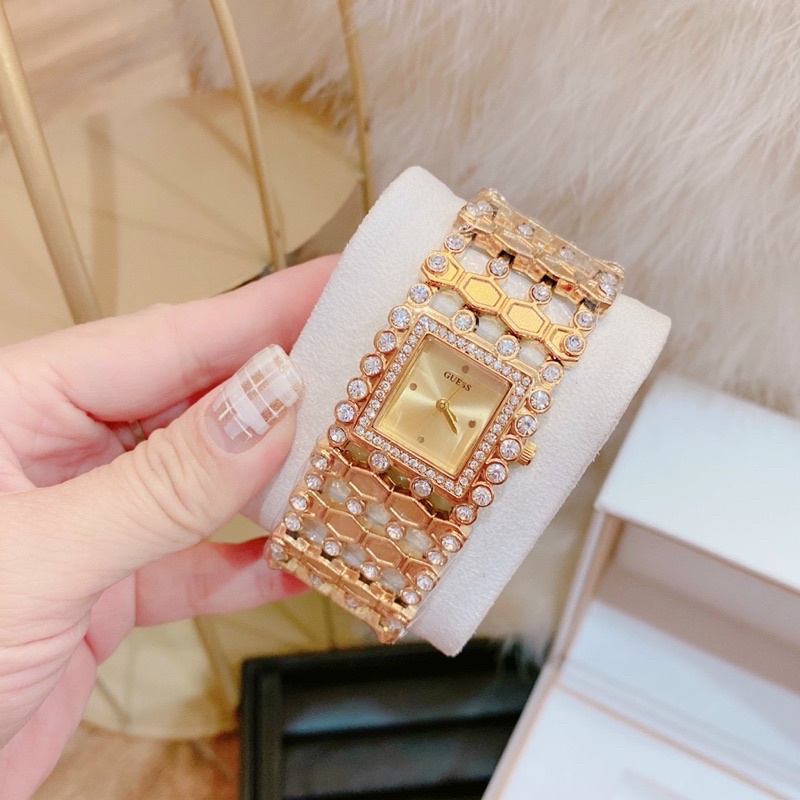 (Thẻ bảo hành 12 tháng) Đồng hồ nữ Guess full box, thẻ bảo hành 12 tháng - Dongho.nu.gu