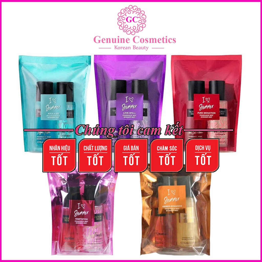 Set xịt thơm body mist Victoria ’s Secret 75ml/ chai - Siêu thơm