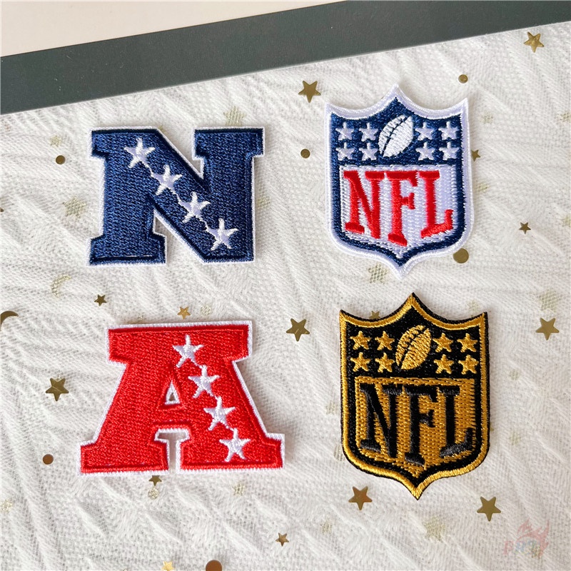 ☸ Sticker Ủi Thêu Logo Team NFL ☸ 1 Huy Hiệu Ủi Thêu Hình NFC