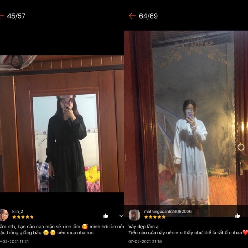 Đầm BABYDOLL 🌸 Váy Tay Bồng[FREESHIP]Nơ Ngực Dáng Suông Trắng | Đen Siêu Xinh | BigBuy360 - bigbuy360.vn