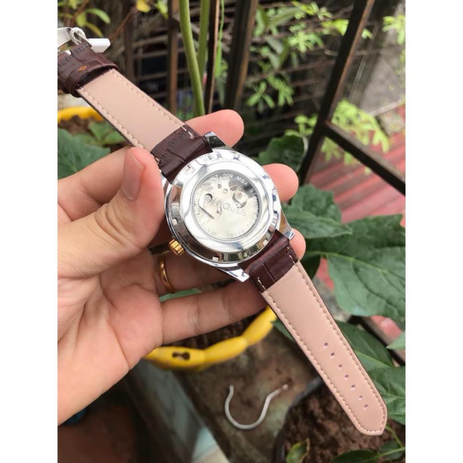 ĐỒNG HỒ NAM AUTOMATIC CHÍNH HÃNG  DÂY DA CAO CẤP TẶNG KÈM VÒNG ĐEO TAY TỲ HƯU ĐẸP GIÁ RẺ#ZIPYStore