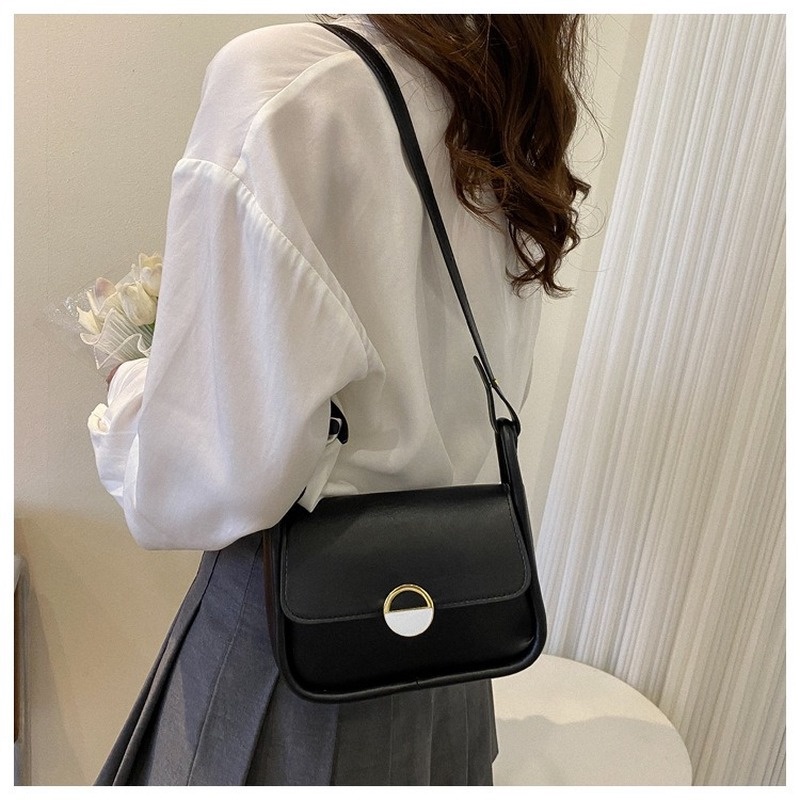 Túi Vuông Nhỏ Đeo Chéo Vai Mùa Hè 2022 Bằng Lụa Màu Trơn NB00176