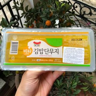 Củ Cải Muối Dùng Làm Kimbap Hàn Quốc Hộp 400G