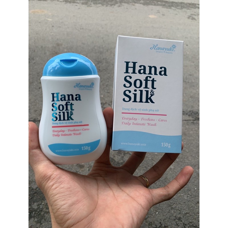 “CHÍNH HÃNG 100%” Dung dịch vệ sinh Hana Soft Silk 150ml Hanayuki