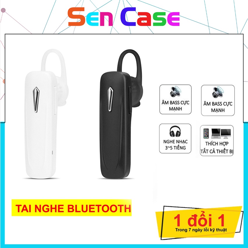 Tai Nghe Không Dây M165 Một Bên, Kết Nối Bluetooth V4.1, Có Mic Đàm Thoại.( Lỗi 1 Đổi 1 Trong 3 Ngày)- Sen Case