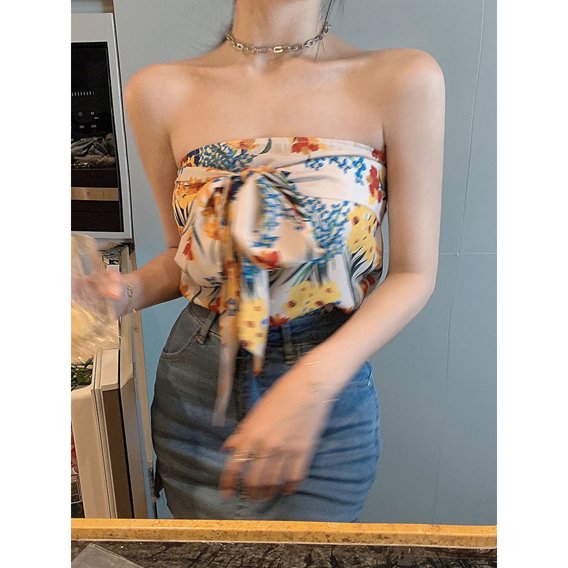 Áo Ống In Hoa Quyến Rũ Thời Trang Mùa Hè Dành Cho Nữ | BigBuy360 - bigbuy360.vn