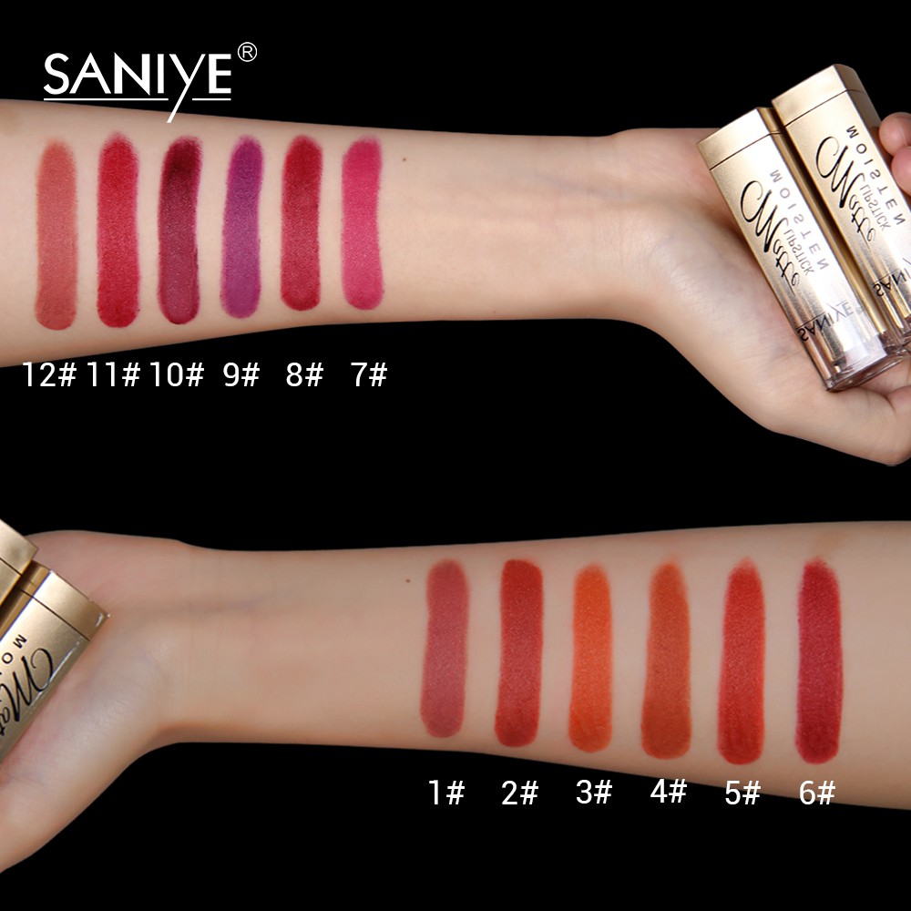 Son nhung trang điểm dưỡng ẩm 8 màu SANIYE L1182 | BigBuy360 - bigbuy360.vn